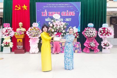 TRƯỜNG THCS ĐÔNG A – PHÂN HIỆU 1  RỘN RÀNG KHAI GIẢNG NĂM HỌC MỚI 2026 – 2027