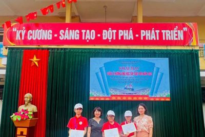 TRƯỜNG THCS LỘC HOÀ PHÁT ĐỘNG “TUẦN LỄ HƯỞNG ỨNG HỌC TẬP SUỐT ĐỜI NĂM 2025”