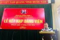 CHI BỘ TRƯỜNG THCS LỘC HÒA  KẾT NẠP ĐẢNG VIÊN MỚI